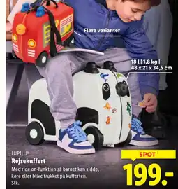 Lidl Lupilu rejsekuffert tilbud
