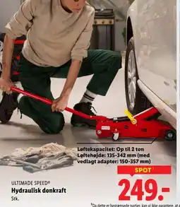 Lidl Ultimade speed hydraulisk donkraft tilbud