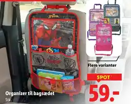Lidl Organizer til bagsædet Stk. tilbud
