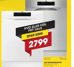 Punkt1 Aeg opvaskemaskine tilbud