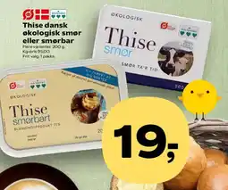 SuperBrugsen Thise dansk økologisk smør eller smørbar tilbud
