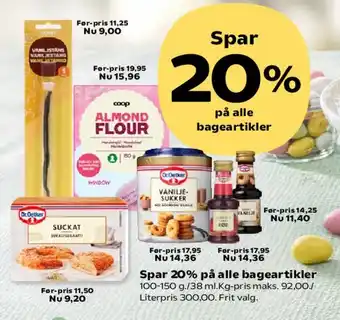 SuperBrugsen Spar 20% på alle bageartikler tilbud