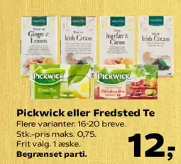 SuperBrugsen Pickwick eller Fredsted Te tilbud
