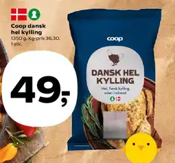 SuperBrugsen Coop dansk hel kylling tilbud