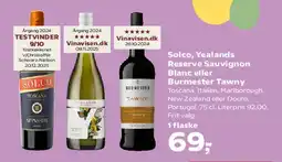 SuperBrugsen Solco, Yealands Reserve Sauvignon Blanc eller Burmester Tawny tilbud