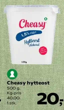 SuperBrugsen Cheasy hytteost tilbud