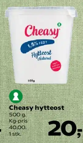 SuperBrugsen Cheasy hytteost tilbud