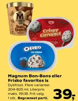SuperBrugsen Magnum Bon-Bons eller Frisko favorites is tilbud