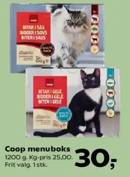 SuperBrugsen Coop menuboks tilbud