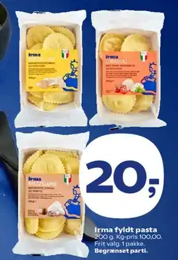 SuperBrugsen Irma fyldt pasta tilbud