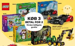 SuperBrugsen LEGO æsker - KØB 3 BETAL FOR 2 tilbud