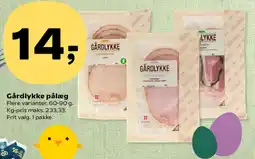 Kvickly Gårlykke pålæg tilbud