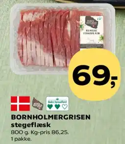 Kvickly Bornholmergrisen stegeflæsk tilbud