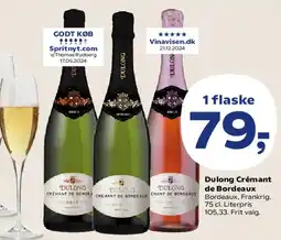 SuperBrugsen Dulong Crémant de Bordeaux tilbud