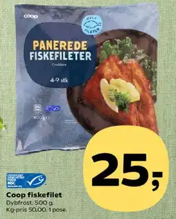 Kvickly Coop fiskefilet tilbud