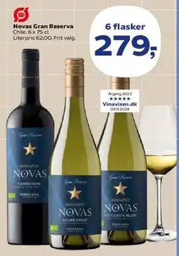 SuperBrugsen Novas Gran Reserva, 6 flasker tilbud