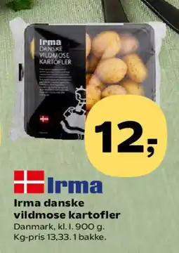 Kvickly Irma danske vildmose kartofler tilbud