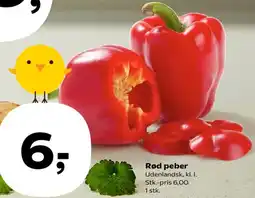 Kvickly Red peber tilbud