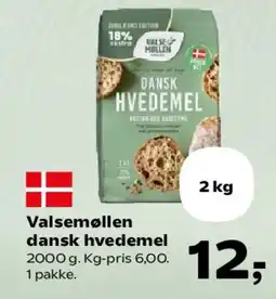 Kvickly Valsemøllen dansk hvedemel tilbud
