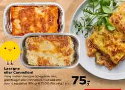 Kvickly Lasagne eller Cannelloni tilbud