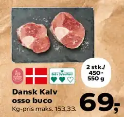 Kvickly Dansk Kalv osso buco tilbud