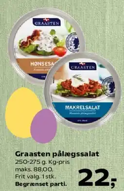 Kvickly Graasten pålægssalat tilbud