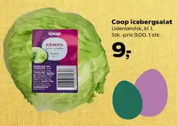 Kvickly Coop iceberg salat tilbud