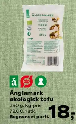 Kvickly Ånglamark økologisk tofu tilbud