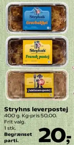Kvickly Stryhns leverpostej tilbud