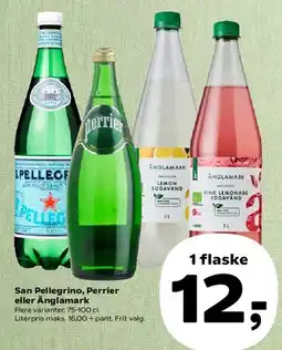Kvickly San Pellegrino, Perrier eller Änglamark tilbud