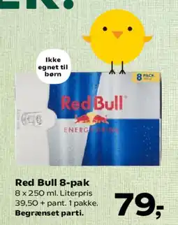 Kvickly Red Bull 8-pak tilbud