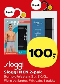 Kvickly Sloggi MEN 2-pak tilbud