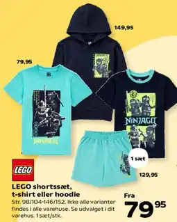 Kvickly LEGO shortssæt, t-shirt eller hoodie tilbud