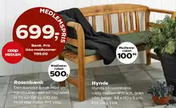 Kvickly Rosenbænk (medlemspris) tilbud
