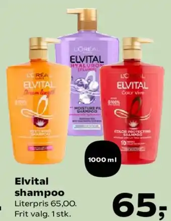 Kvickly Elvital shampoo tilbud