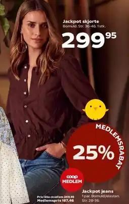 Kvickly Jackpot skjorte tilbud