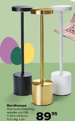 Kvickly Bordlampe tilbud