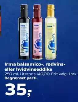 Kvickly Irma balsamico / eddike tilbud