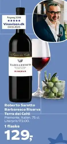 Kvickly Roberto Sarotto Barbaresco Riserva tilbud