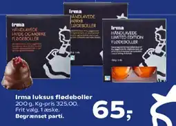 Kvickly Irma luksus flødeboller tilbud