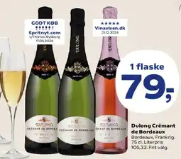 Kvickly Dulong Crémant de Bordeaux tilbud