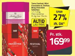 Fleggaard Toms Festival / Mini Favoritter / Anthon Berg tilbud