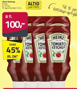 Fleggaard Heinz Tomato Ketchup (8 fl.) tilbud