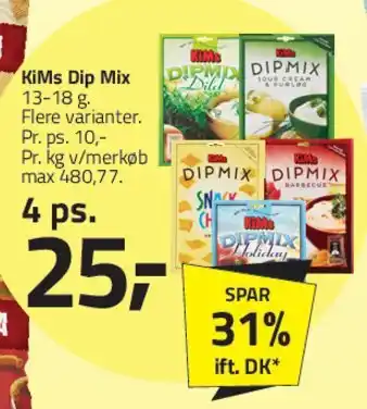 Fleggaard KIMS Dip Mix (4 pk.) tilbud