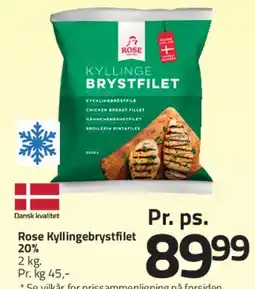 Fleggaard Rose Kyllingebrystfilet (pose) tilbud