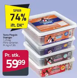 Fleggaard Toms Pingvin (større bøtte) tilbud