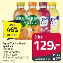 Fleggaard Aqua D'or Ice Tea (flasker) tilbud