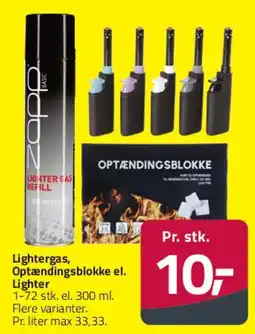 Fleggaard Lightergas / Optændingsblokke / Lighter tilbud