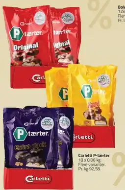 Fleggaard Carletti P-tarter tilbud