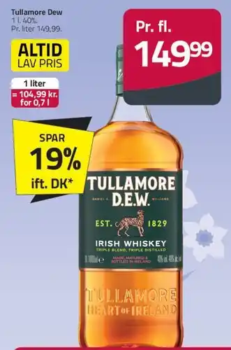 Fleggaard Tullamore D.E.W. tilbud